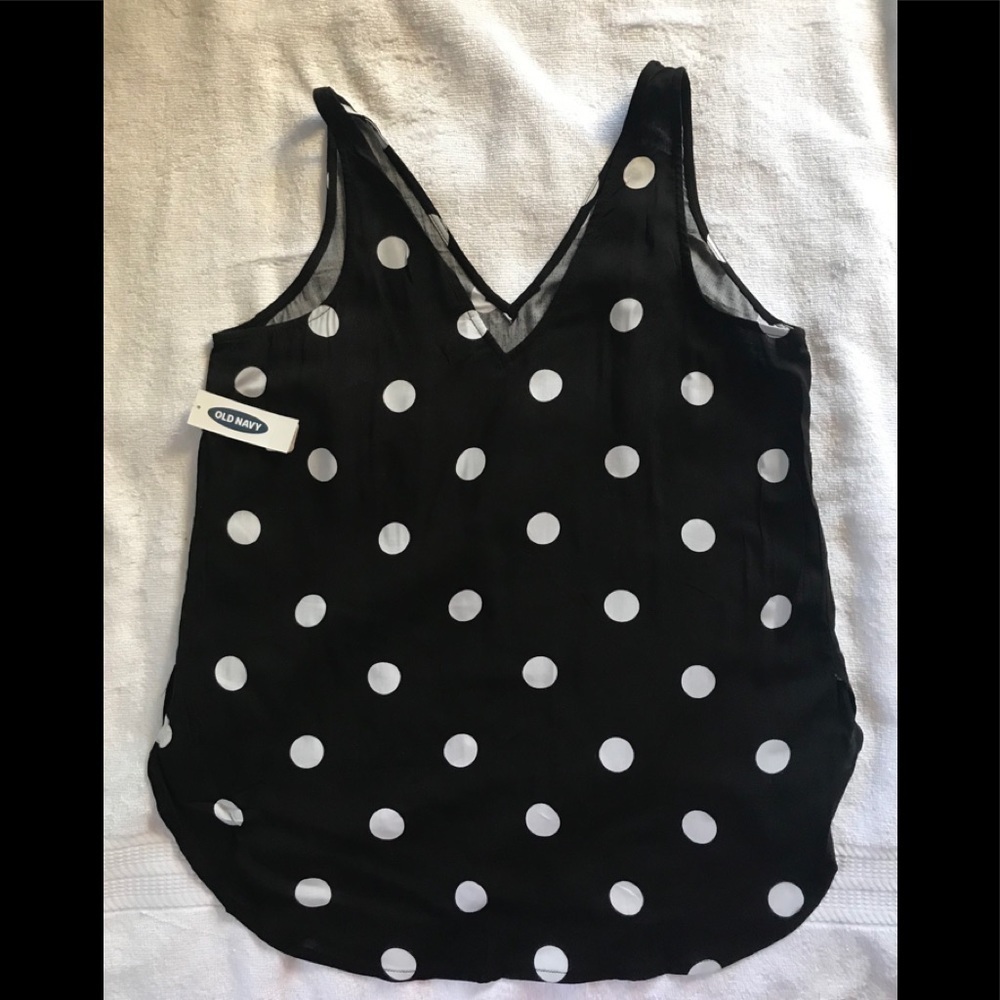 NWT Old Navy Black/White Tank Top